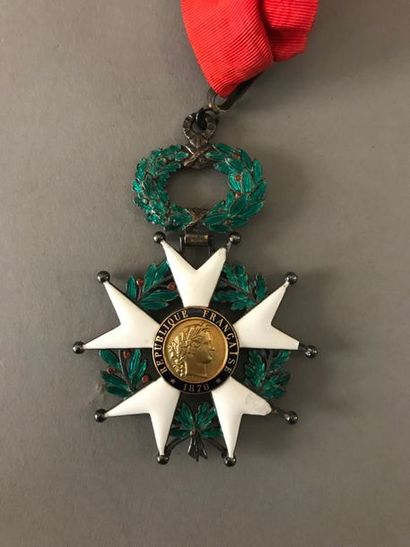 null France - Ordre de la Légion d'Honneur. Etoile de Commandeur. Epoque IIIème Rép....