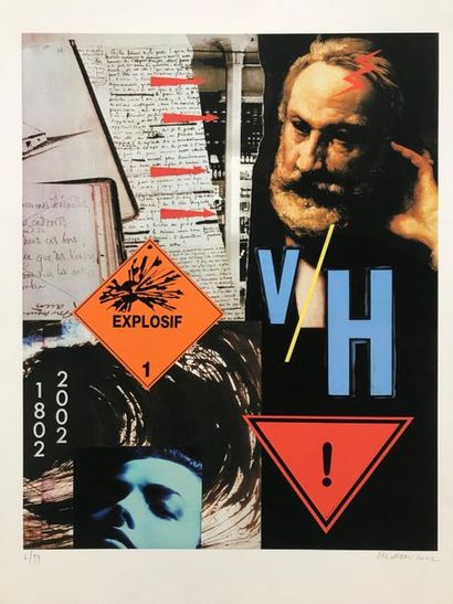 Peter KLASEN
Hommage à Victor Hugo 2002
Lithographie...