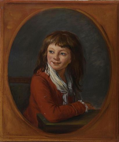 null D'après Elisabeth VIGEE-LEBRUN (1755 - 1842)
Le Comte d'Espagnac
Huile sur panneau....