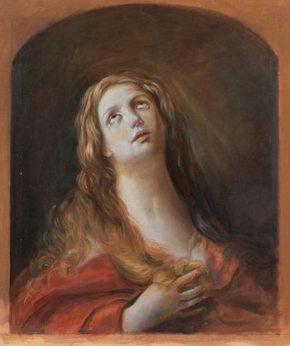 D'après Guido RENI (1575-1642) Sainte Marie-Madeleine...