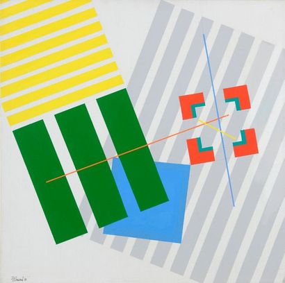 null Joël FROMENT (1938)


Carré géométrique 4, 1985


Acrylique sur toile, signée...