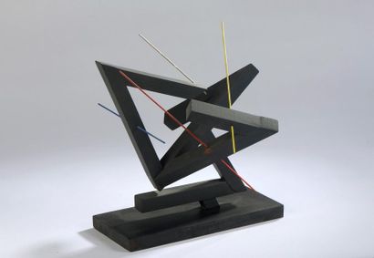 null Joël FROMENT (1938)


"S". Triangles


Acrylique sur bois, signée.


28 x 25...