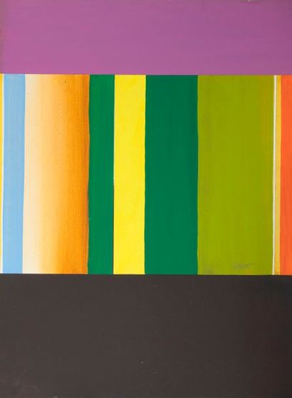 null Joël FROMENT (1938)


Bandes couleurs


Acrylique sur papier et collage, signée.


80...