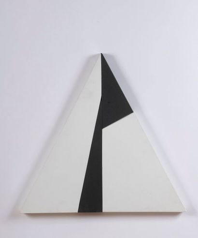 null Joël FROMENT (1938)


Triangle noir et blanc 2 , 1994


Acrylique sur bois entoilé,...