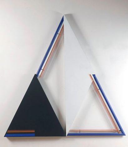 null Joël FROMENT (1938)


Triangle Plein et vide


Acrylique sur bois entoilé et...
