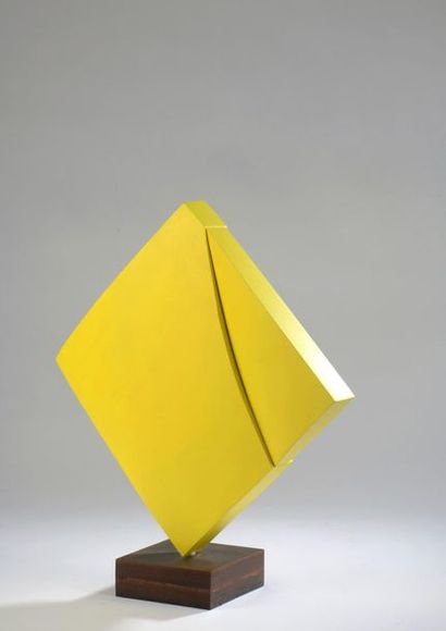 null Joël FROMENT (1938)


"S". Carré sur angle jaune


Acrylique sur bois, signée.


H....