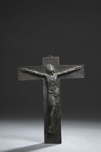 null Albert BOUQUILLON (1908-1997)


Christ en croix, 1945


Épreuve en bronze


Fonte...