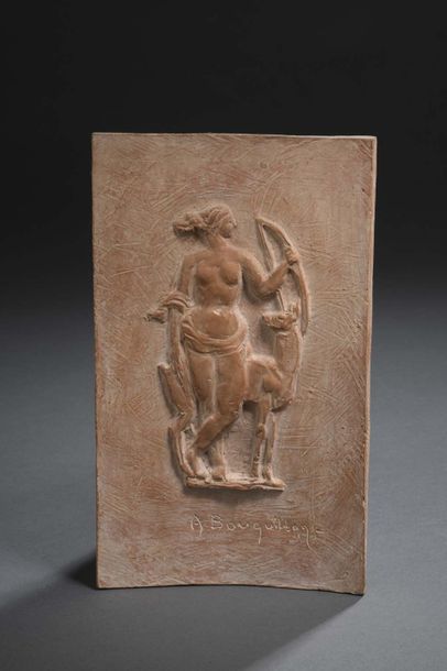 null Albert BOUQUILLON (1908-1997)


Diane chasseresse, 1949


Bas-relief en terre...