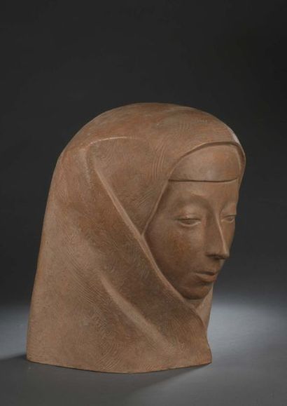 null Albert BOUQUILLON (1908-1997)


Vierge du Pays noir, 1948


Terre cuite patinée


Signé...