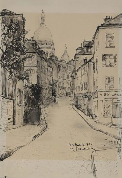 null Albert BOUQUILLON (1908-1997)


Lot de 3 dessins


Montmartre / Tollensa (Baléares)





-...