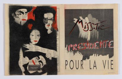 null MISSTIC (1956)
Sans titre
Pochoir sur papier du journal Libération en date du...