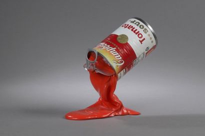 null PIMAX (1975)
Tomato splash, 2014
Sculpture en résine et boite de conserve Campbell...