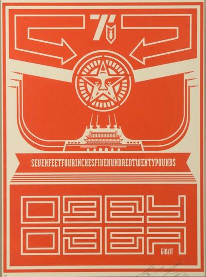 SHEPARD FAIREY (1970)
Chinese letter press,...