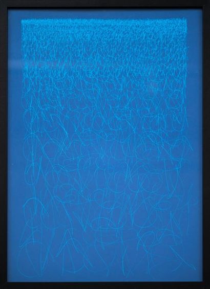 null SUNSET (XXe)
Calligraphic Lace Waterfall
Encre sur papier, signé
70 x 50 cm