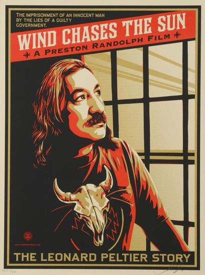 SHEPARD FAIREY (1970)
Wind chases the sun
Sérigraphie...