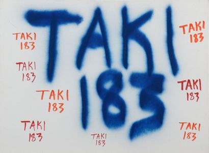null TAKI183 (1954)
Untitled 9, 2013
Aérosol et marqueur sur toile
Signée dans l’œuvre
45...