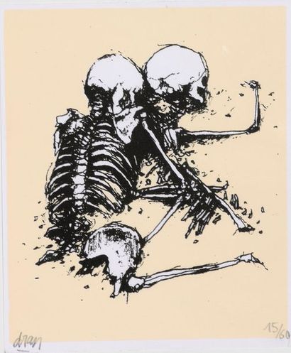 null DRAN (1979)
Skeleton, 2008
Sérigraphie éditée lors de la première édition du...