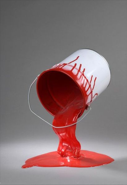 null PIMAX (1975)
Gravity paint pot
Sculpture en résine dans pot de peinture en aluminium...