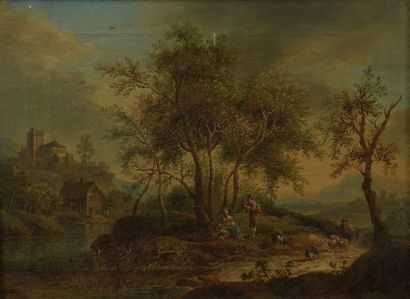 Jean Daniel HEIMLICH (Strasbourg 1740 – 1796)


Paysage...