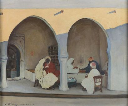 null Gustave LINO (1893-1961)


Café à Djerba


Huile sur toile.


Signée, située...