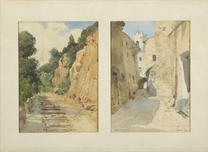 null Gustave Adolphe MOSSA (1883-1971)


Vieille rue à Vence et la voie ferrée 


Deux...