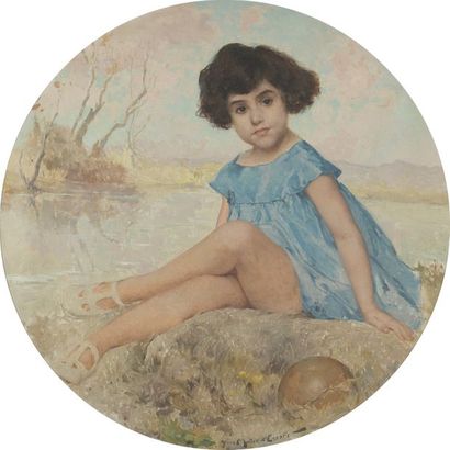 null Yves Edgard MULLER (1876-1958)


La petite fille devant la rivière


Huile ronde...