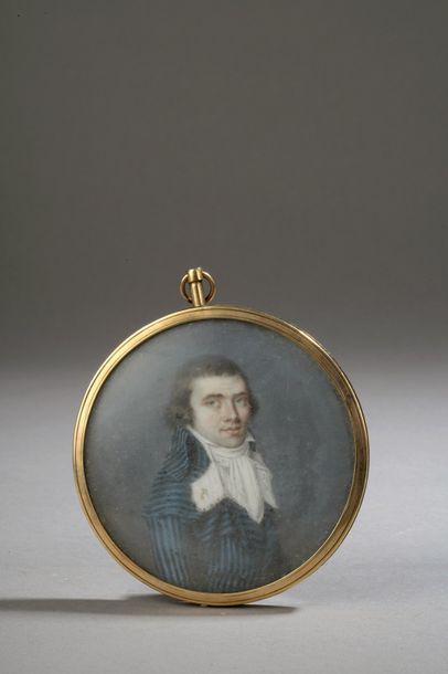 null Ecole Francaise vers 1800


Portrait de gentilhomme en redingote


Miniature...