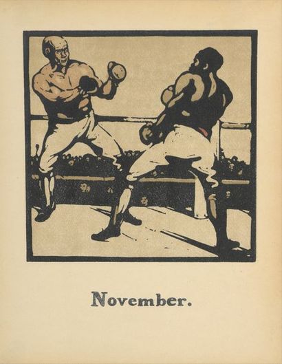 null *William NICHOLSON (1872-1949)


Les boxeurs - november


Xylographie en couleur


Almanach...