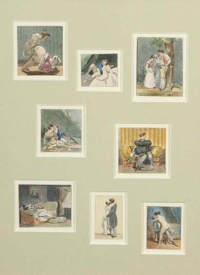 null *Henry MONNIER (1805-1877)


Ensemble de 8 dessins à sujets érotiques sous un...