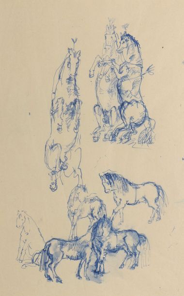 null Pavel TCHELITCHEW (1898-1957)


Chevaux de cirque


Encre bleue.


39 x 25 cm


Provenance...