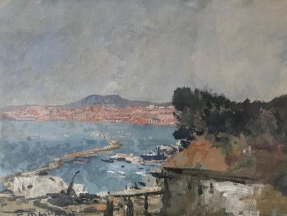 Fernand MAILLAUD (1863-1948)
Port du sud...