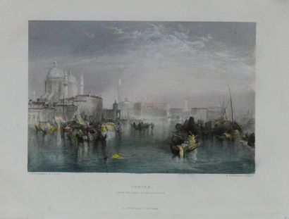 null D'après William TURNER (1775 -1851)
Venise, le Grand Canal, le Grand Canal
Trois...