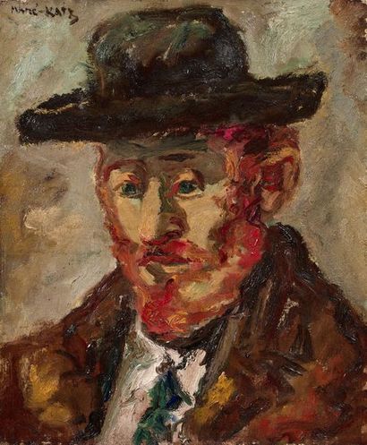 null MANE-KATZ (1884 - 1962)
Portrait d'homme au chapeau
Huile sur toile
Signée en...