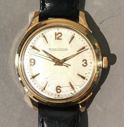 null JAEGER LECOULTRE
Montre bracelet d'homme en or jaune 18k, 750‰, mouvement mécanique....