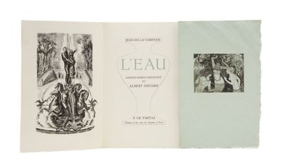 null La Varende, Jean de - Decaris, Albert. - L'Eau. Paris, P. de Tartas, 1953. In-4...