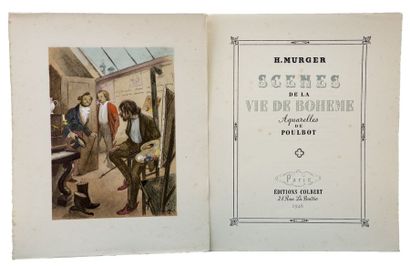 null * Murger, Henry - Poulbot. - Scènes de la vie de Bohème. Paris, Editions Colbert,...