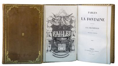 null La Fontaine, Jean de - Grandville, J.-J.. - Fables. Nouvelle édition. Paris,...