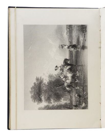 null Sazerac, H.-L.. - La Siesta. Paris, H. Mandeville, [1859]. In-folio, reliure...