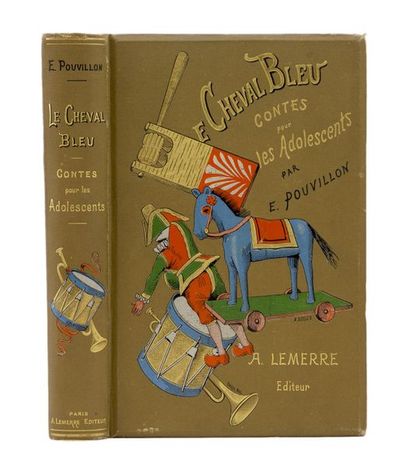 null Pouvillon, E. - Myrbach, Bouisset, …. - Le Cheval bleu. Paris, A. Lemerre, 1888....