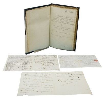  [Affaire de Maubreuil]. Journal manuscrit format petit in-folio à dos toilé, relatant...