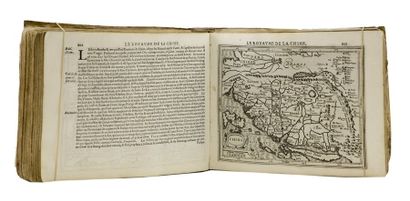 null Mercator, Gérard. - Atlas Minor . Amsterdam, J. Hondius, s.d. [1608]. In-4 oblong,...