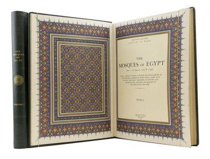 null The Mosques of Egypt. Giza (Orman), The Survey of Egypt, 1949. 2 vol. in-folio...