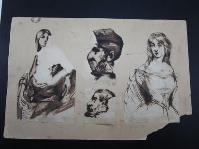 null Attribué à Théophile GAUTIER (1811-1872)


Trois dessins érotiques au crayon...
