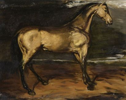 Maurice MAZO (1901-1989) 

D’APRES THEODORE GÉRICAULT (1791-1824), CHEVAL ISABELLE...
