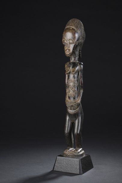 null STATUE BAOULE, Côte d’Ivoire


Bois à patine brun foncé noire brillante.


H....