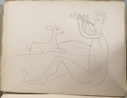 null Pablo PICASSO (1881-1973)
Mes Dessins d’Antibes 1946, 1957
Recueil comprenant...