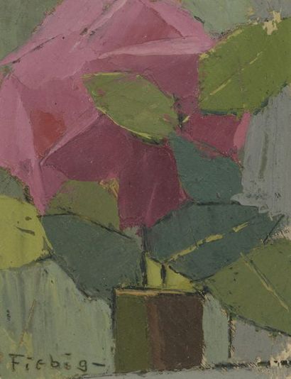 null Frédéric FIEBIG (1885-1953)


Bouquet de fleurs


Huile sur papier.


Signée...