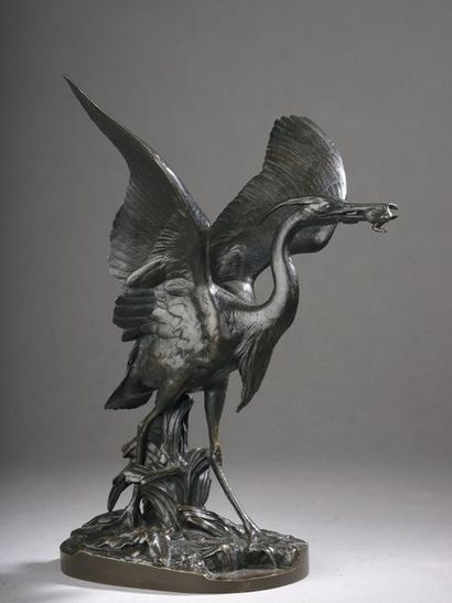 Henri Alfred JACQUEMART (1824-1896)


Cigogne


Bronze...