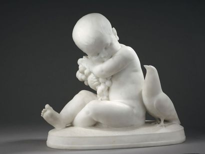 null Lucienne HEUVELMANS (1885-1944)


Enfant aux pampres et à l’oiseau


Marbre...