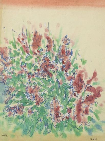 null Fikret Saygi MOUALLA (1903 -1967)


Bouquet de fleurs, 1947


Encre et aquarelle...